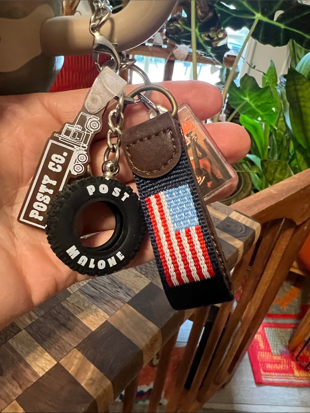 NWT Stanley Posty Post Malone 40 oz quencher tumbler with keychain and boot - Picture 3 of 7